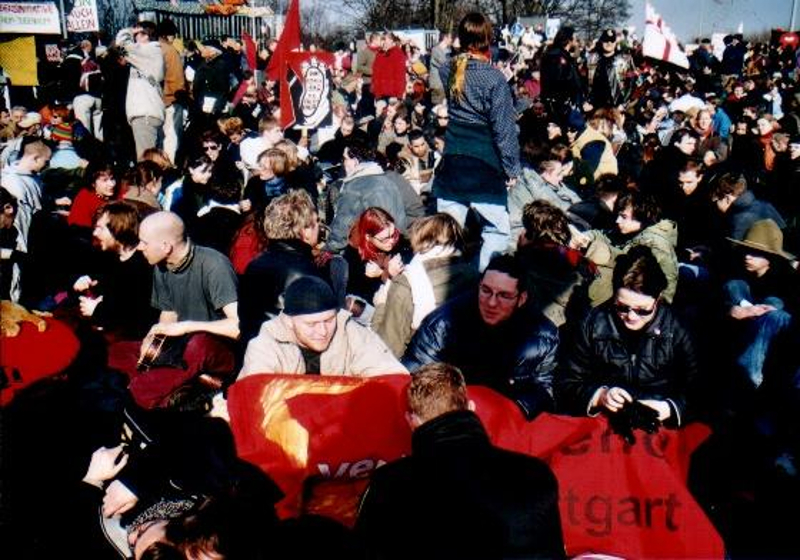 In der zweiten Reihe – Proteste gegen den Irak-Krieg und der Nötigungsparagraf