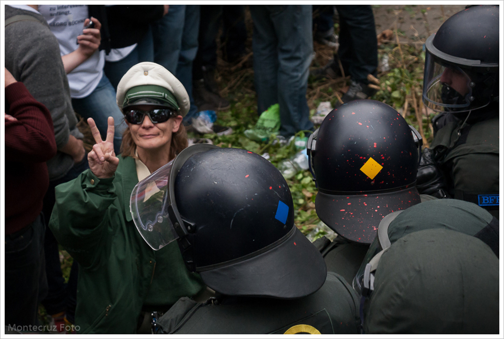 01.06.2013 - During the Blockupy demo in Frankfurt Main - Germany www.montecruzfoto.org