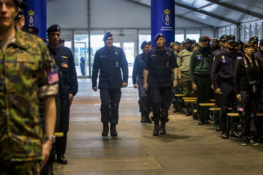 Polizei- und Gendarmerietruppen trainieren in NRW